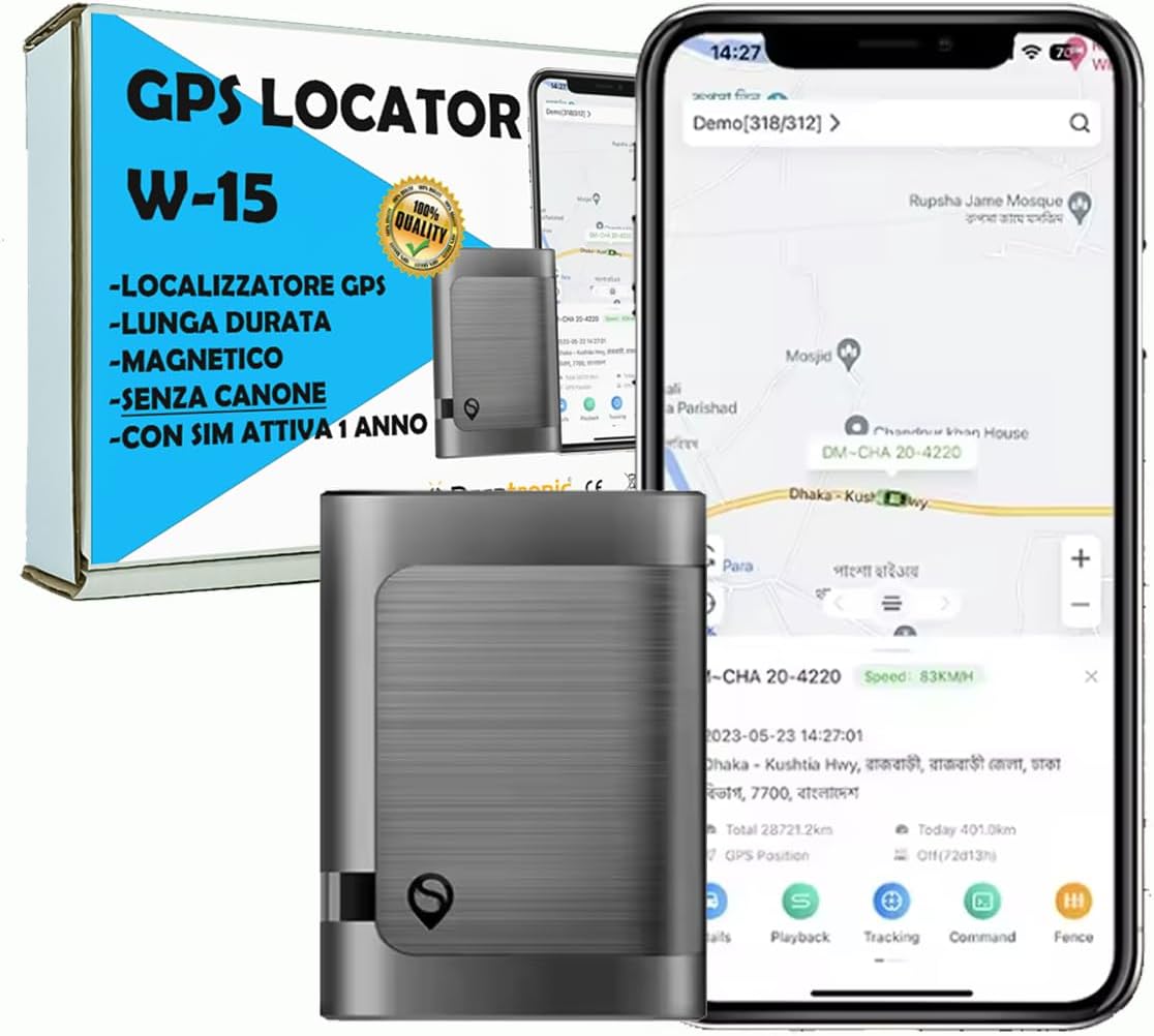 Ricarica SIM Card 1 Anno per GPS W15 e W18 - MontySoul