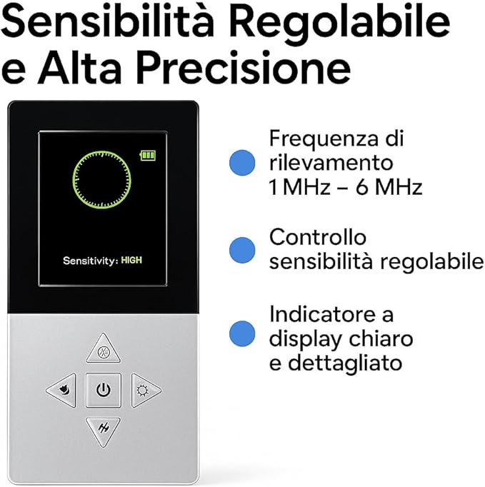 RILEVATORE DI MICROSPIE E TELECAMERE NASCOSTE professionale occultate in oggetti rilevatore di GPS e localizzatori scanner WI FI GSM per CASA, UFFICIO,AUTO viaggi Hotel case vacanze modello DX88PRO