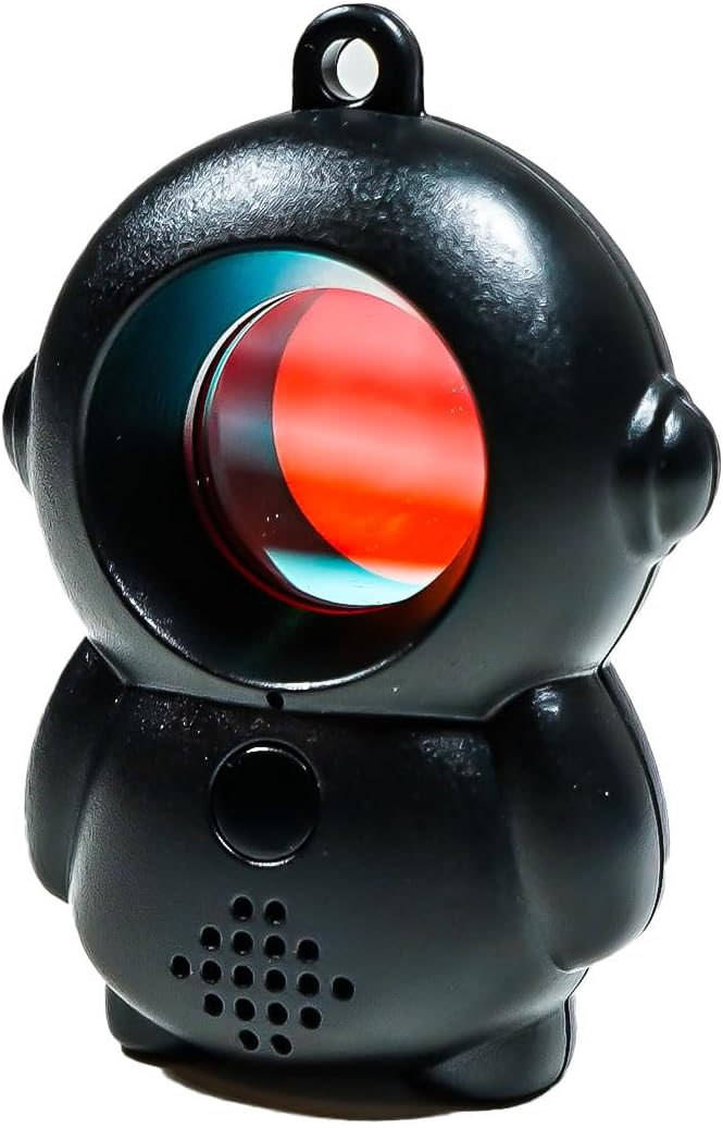 Rilevatore di Telecamere Nascoste Tascabile – MicroRilevatore Videocamera, Mini Dispositivo Portachiavi con Elegante Custodia – Protezione Privacy Sempre con Te per Viaggi Hotel Case