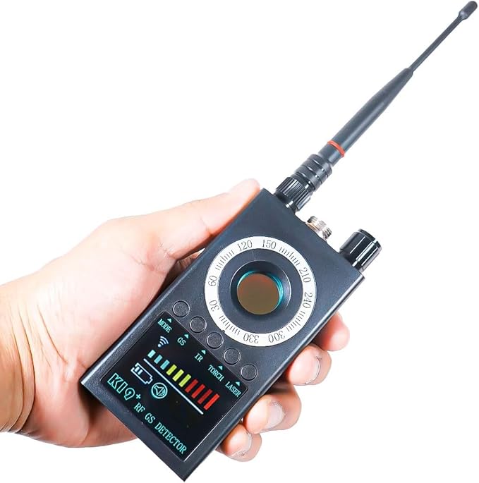 Italia Rilevatore Microspie - Rilevamento Intelligente Di Telecamere Spia e Microcamere – Ideale Per Viaggi, Hotel, Auto, Spazi Pubblici E Protezione Quotidiana (K19)