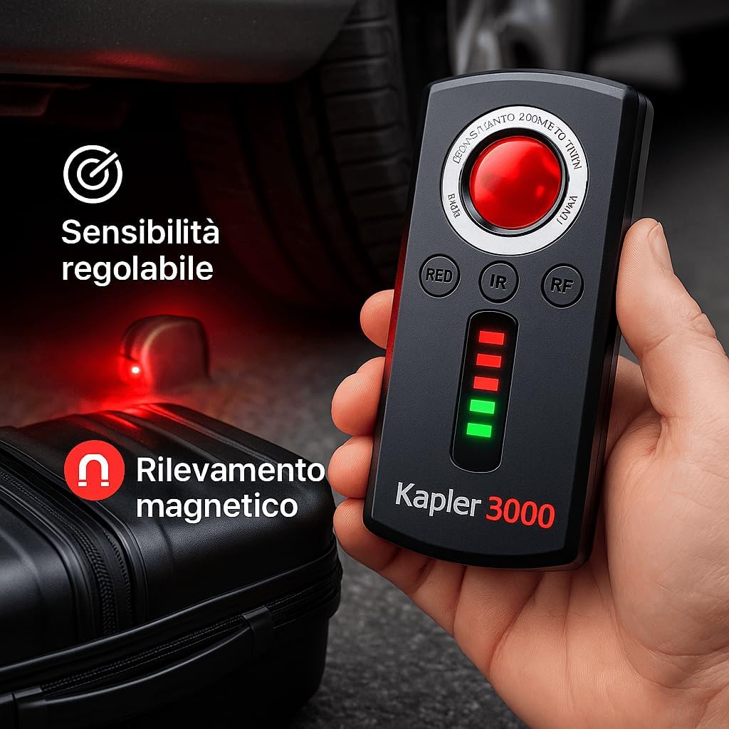 Rilevatore Microspie Telecamere GPS KAPLER 3000 - MontySoul