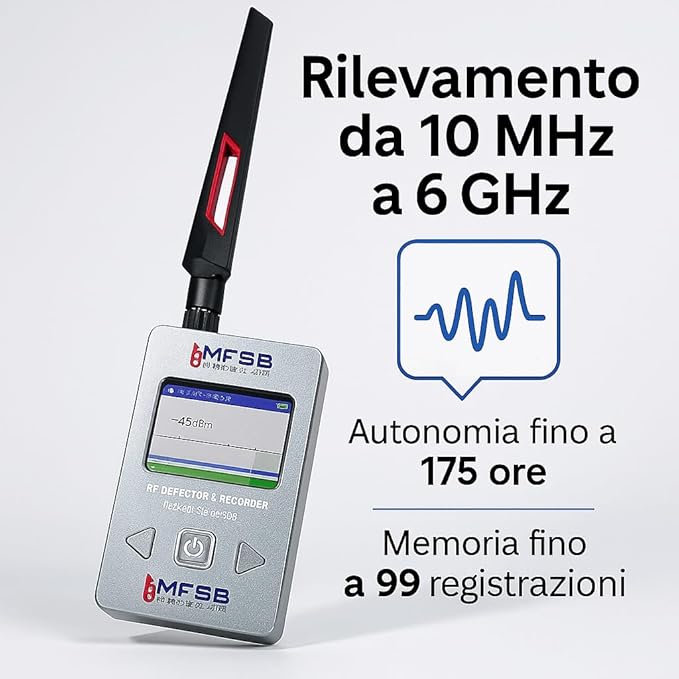 Rilevatore Portatile GPS LCD MFSB Interceptor - MontySoul