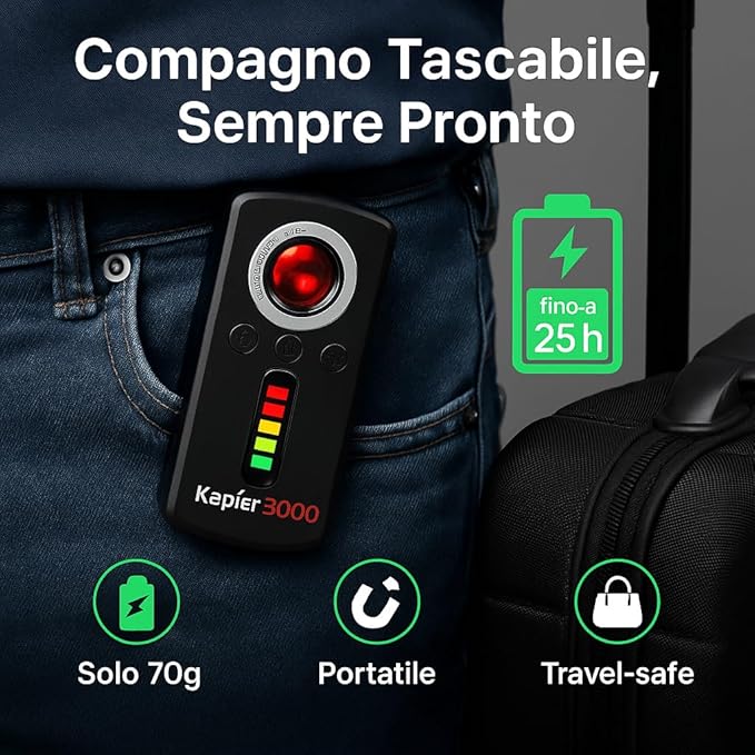 Rilevatore Microspie Telecamere GPS KAPLER 3000 - MontySoul