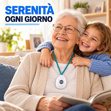 Mini Localizzatore GPS 4G LTE per Bambini e Anziani - Dispositivo Portatile con Chiamata Bidirezionale VoLTE, WiFi LBS SOS, Geofence e Monitoraggio Attività - Tracciamento Impermeabile
