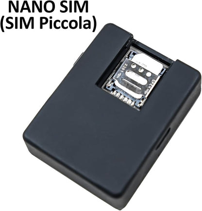 Microspia Antifurto Audio GSM – Dispositivo di Ascolto Ambientale AUDIO POTENZIATO Level 8, no GPS localizzatore, Chiamata o SMS Automatici, Ascolto LIVE a Distanza Illimitata, rete GSM (M69)