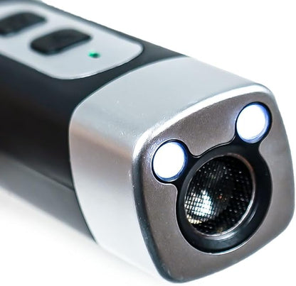 Dispositivo di Protezione da Attacchi di Cani con Ultrasuoni Potenti e LED Flash | Ampio Raggio d’Azione Fino a 20m | Batteria Inclusa | Sicuro, Efficace e Portatile