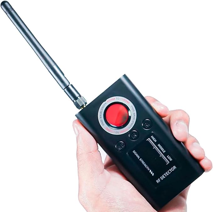 Rilevatore Microspie, Telecamere Nascoste e GPS - Rilevatore Anti-spionaggio Portatile, Perfetto per Uffici, Hotel, Case e Viaggi - Proteggi la Privacy con Tecnologia Avanzata (KAPLER 5000)