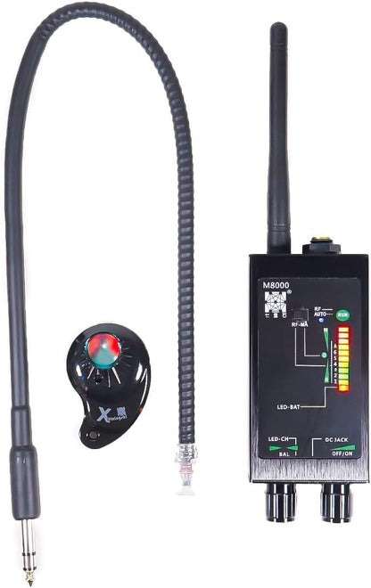 Kit Professionale Rilevatore Avanzato di Microspie, GPS e Telecamere Spia Nascoste (Floor 8000 + M99) – Set Multifunzione Doppia Protezione Anti-Spionaggio - Rilevamento Professionale Microcamere