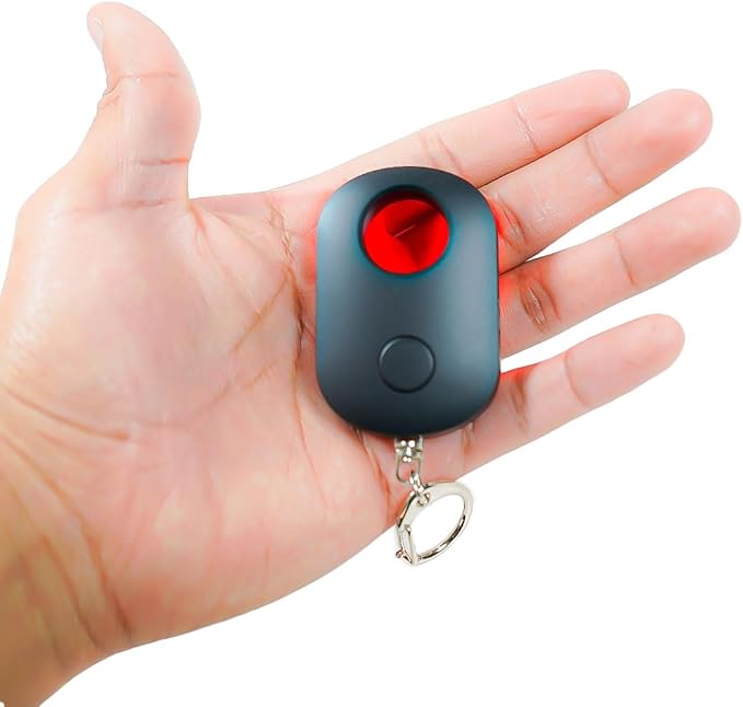 Rilevatore di microspie in miniatura – scansione ottica con filtro rosso e allarme di emergenza – ideale per hotel, auto, uffici e viaggi (G5 SMART)