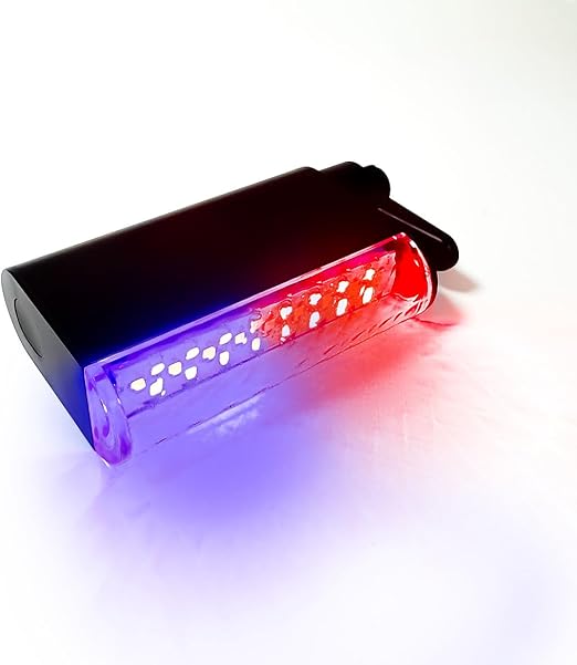 Rompi Vetri di Sicurezza Compatto con Luci LED di Soccorso e Taglia Cintura, Strumento di Difesa Personale Portatile per Emergenze (MiniGuard LED)