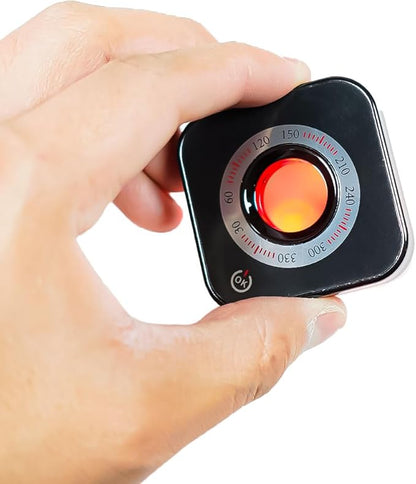 Rivelatore di Telecamere Nascoste con Filtro Ottico e Luce Rossa – 3 Modalità, Compatto e Ricaricabile via USB