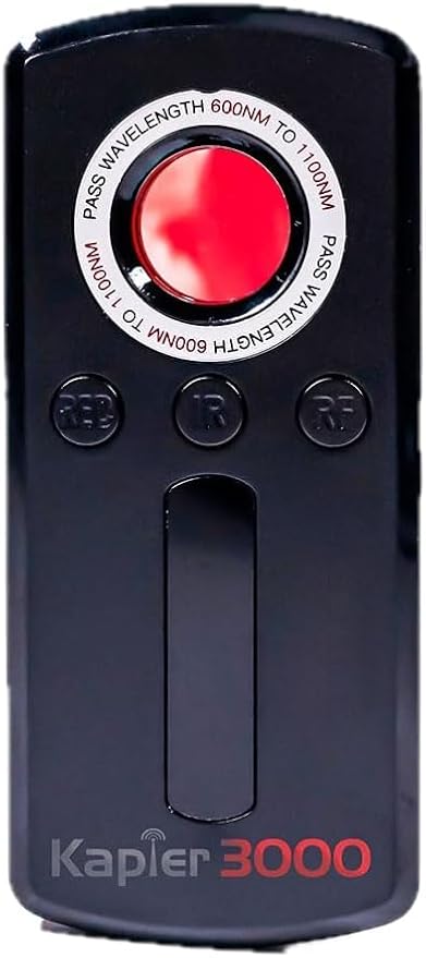Rilevatore Microspie, Telecamere GPS - compatto ottimo per bonifica in auto, comodo da taschimo - Proteggi la Privacy con Tecnologia Avanzata (KAPLER 3000)