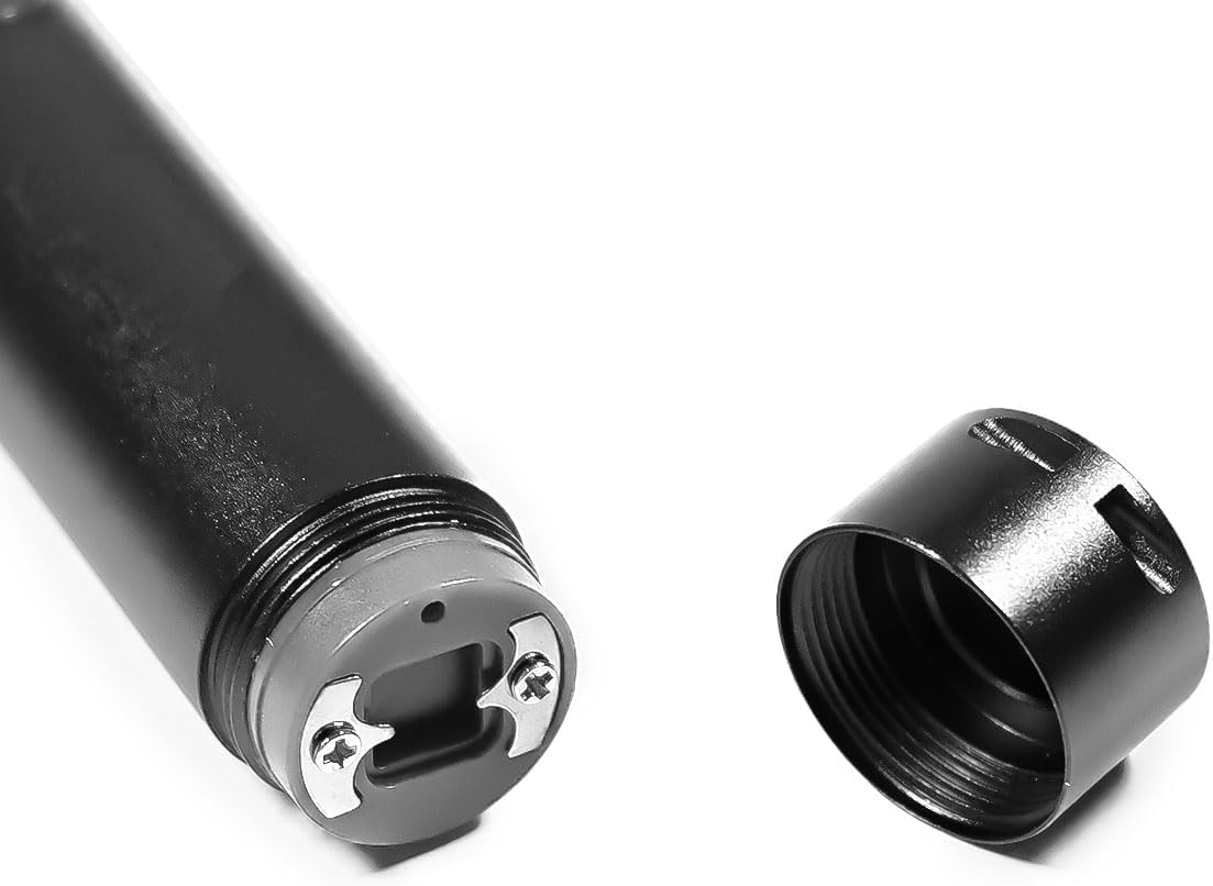 Torcia Led di Sopravvivenza Ricaricabile 3 in 1 per Autodifesa - Allarme Sonoro e Luminoso - Arco Elettrico Antivento - Per Viaggi, Campeggio ed Emergenze Varie (KACHIE) Nero (Nero) [Classe di efficienza energetica A+++]