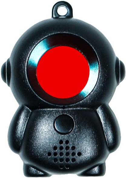 Rilevatore di Telecamere Nascoste Tascabile – MicroRilevatore Videocamera, Mini Dispositivo Portachiavi con Elegante Custodia – Protezione Privacy Sempre con Te per Viaggi Hotel Case