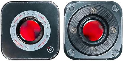 Rivelatore di Telecamere Nascoste con Filtro Ottico e Luce Rossa – 3 Modalità, Compatto e Ricaricabile via USB