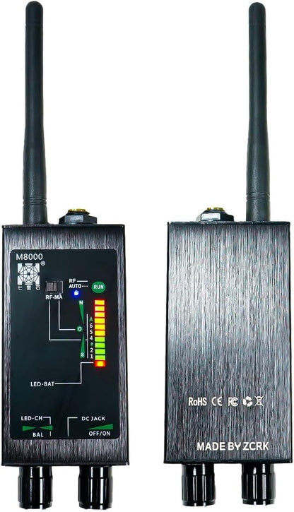 Kit Professionale Rilevatore Avanzato di Microspie, GPS e Telecamere Spia Nascoste (Floor 8000 + M99) – Set Multifunzione Doppia Protezione Anti-Spionaggio - Rilevamento Professionale Microcamere