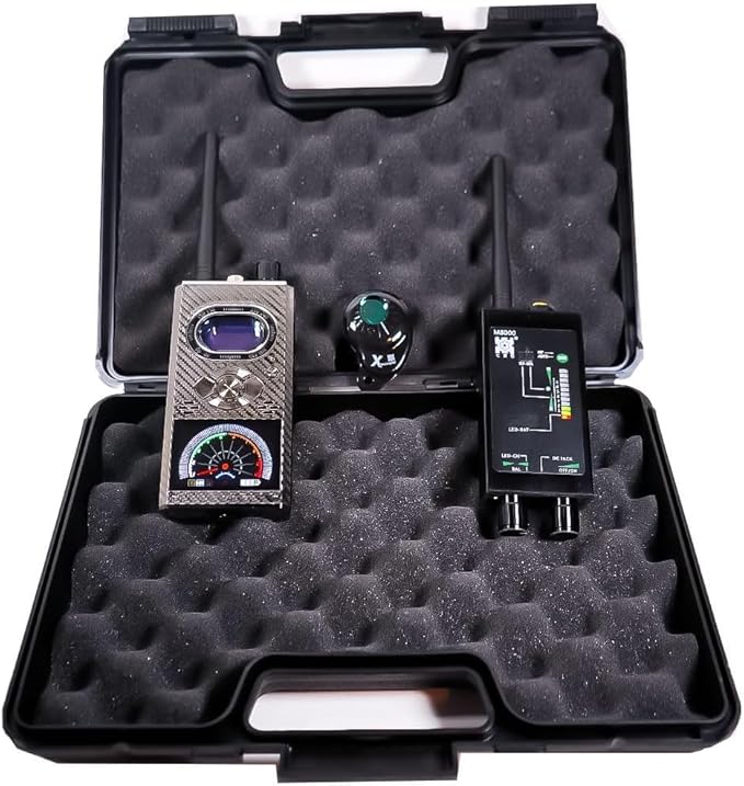 Kit Professionale Rilevatore Avanzato di Microspie, GPS e Telecamere Spia Nascoste (Floor 8000 + M99) – Set Multifunzione Doppia Protezione Anti-Spionaggio - Rilevamento Professionale Microcamere