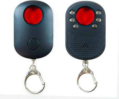 Rilevatore di microspie in miniatura – scansione ottica con filtro rosso e allarme di emergenza – ideale per hotel, auto, uffici e viaggi (G5 SMART)