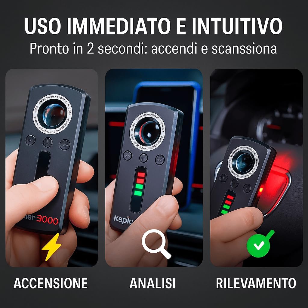 Rilevatore Microspie Telecamere GPS KAPLER 3000 - MontySoul