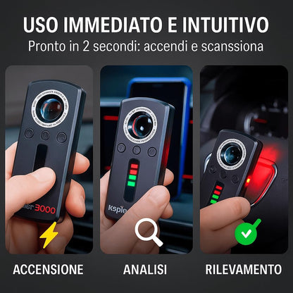 Rilevatore Microspie Telecamere GPS KAPLER 3000 - MontySoul