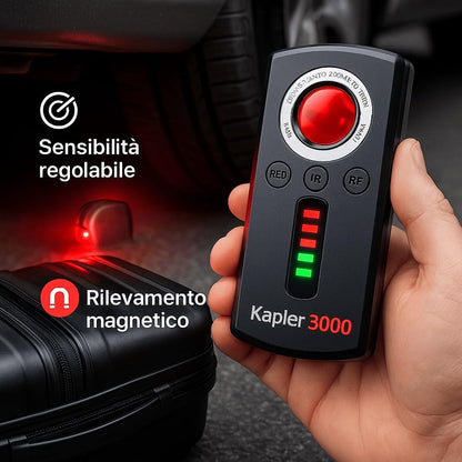 Rilevatore Microspie Telecamere GPS KAPLER 3000 - MontySoul