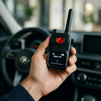 Rilevatore Professionale di Microspie mod. MINI, Telecamere Nascoste e GPS - Dispositivo Portatile Avanzato con Alta Sensibilità per Rilevare Segnali Wireless OCCULTATE in auto e a NOLEGGIO (AK780)