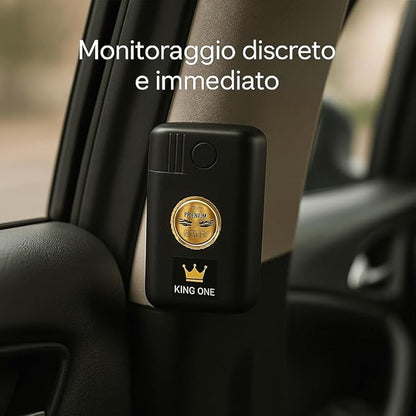 Microspia Antifurto Audio Cimice a Distanza Wi-Fi Mega Class – Mini Registratore Magnetico – Registratore Vocale Digitale Professionale con Controllo Remoto (KING ONE)
