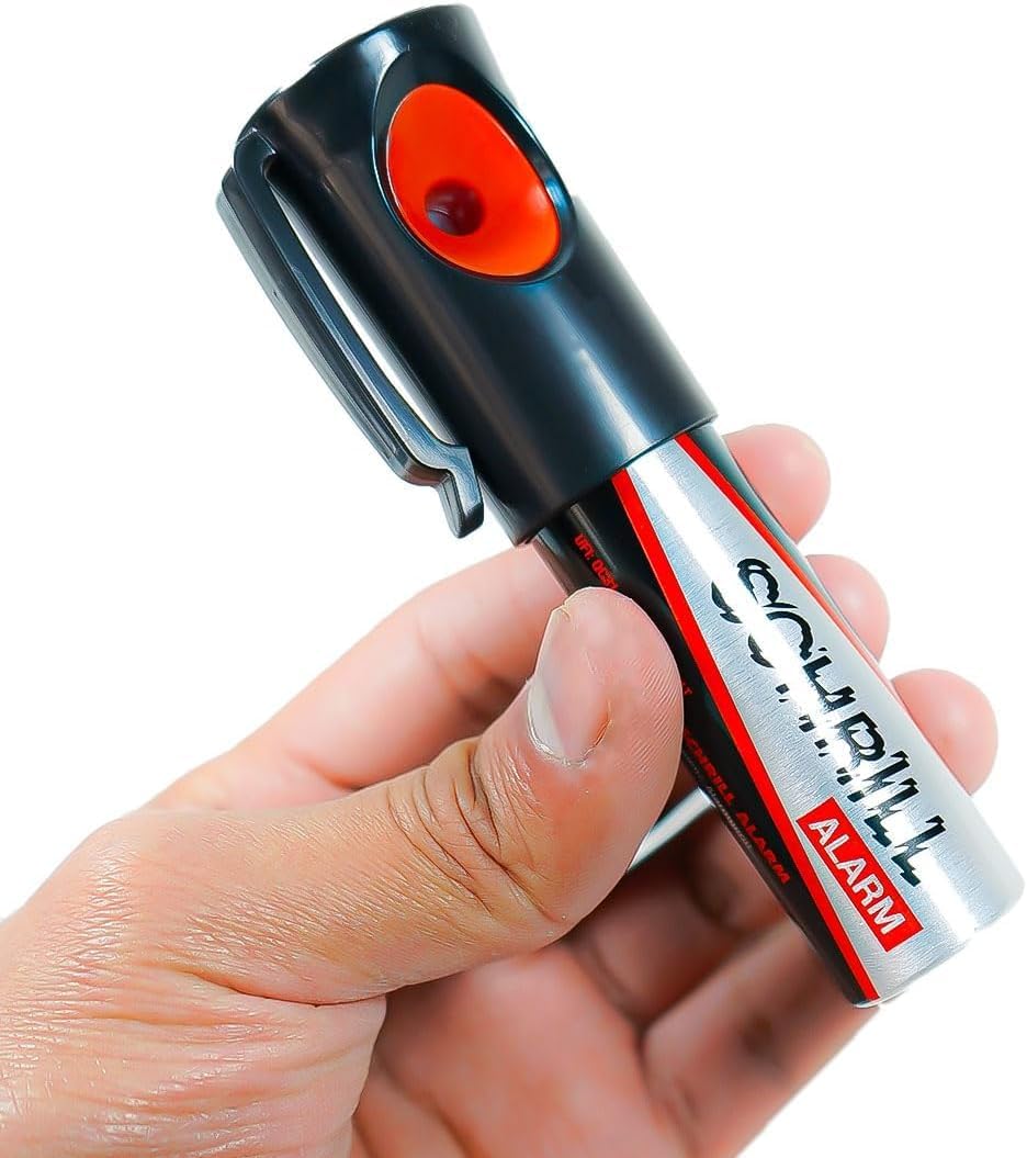 Dispositivo di Sicurezza Portatile Senza Batterie – Difesa Personale Contro Persone Malintenzionate e Animali Pericolosi – Emergenze e Autodifesa – Made In Germany