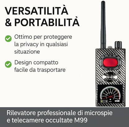 Rilevatore Microspie Telecamere GPS Auto M99 - MontySoul