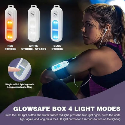 Allarme Personale con Luce LED – Portachiavi Difesa Personale 130dB per Donne, Bambini e Anziani – Mini Dispositivo Anti-Aggressione