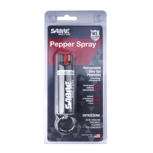 Sabre Red - Pepper Gas Keychain - 16 ml - Stream - KR-14-US-02 - MADE USA