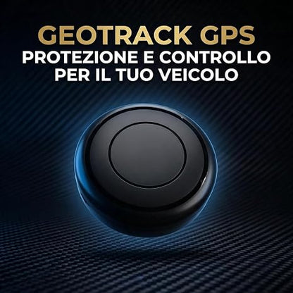 Localizzatore GPS per Auto e Moto, Posizione in Tempo Reale, Allarme SOS, Modalità Intelligente di Risparmio Energetico, Base Magnetica (GeoTrack2)